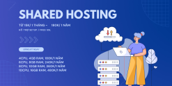 Shared Hosting 01 website wordpress 01 năm từ 180K