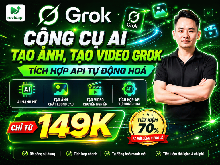 công cụ ai tạo ảnh, taọ video grol